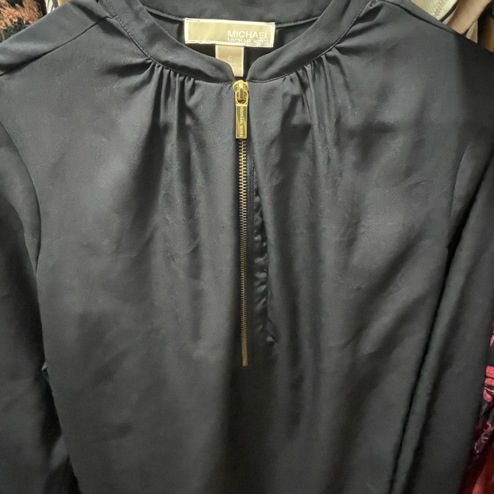 Navy Blue Michael Kors Blouse
